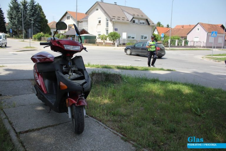 [FOTO] Prometna nesreća kod HAK-a, ozljeđena motociklistica