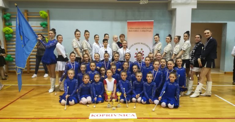 PRVENSTVO HRVATSKE U MAŽORET PLESU [FOTO] Koprivničke mažoretkinje stigle u Podravinu s tri medalje