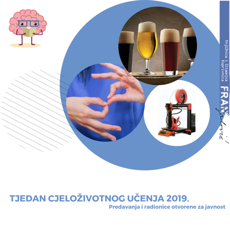 KOPRIVNIČKA KNJIŽNICA I ČITAONICA Radionice i predavanja otvorena za javnost u Tjednu cjeloživotnog učenja, evo što se sprema