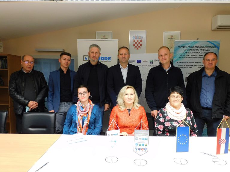 KC Vode i Grad Koprivnica potpisali sa šest okolnih Općina sporazum koji se odnosi na projekt Aglomeracije