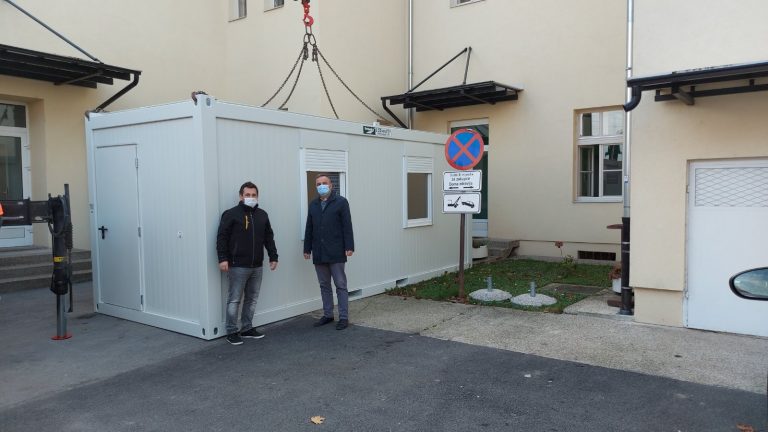 U Koprivnici, Križevcima i Đurđevcu postavljeni kontejneri za trijažu pacijenata