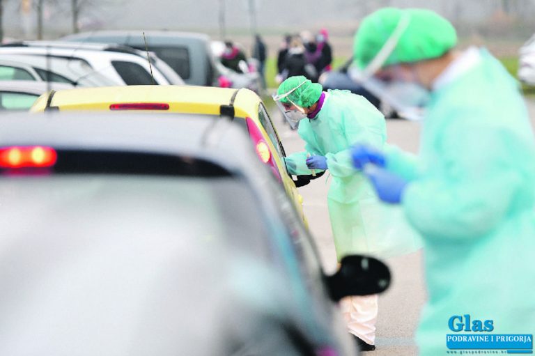 Počelo je drive-in testiranje na koprivničkom Sajmištu
