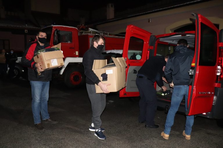 Koprivnički dobrovoljni vatrogasci donirali vrijednu vatrogasnu opremu DVD-u Mali Gradac kod Gline