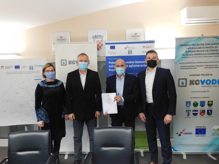 Potpisan ugovor za poslove stručnog nadzora na projektu Aglomeracije Koprivnica vrijedan 11,8 milijuna kuna