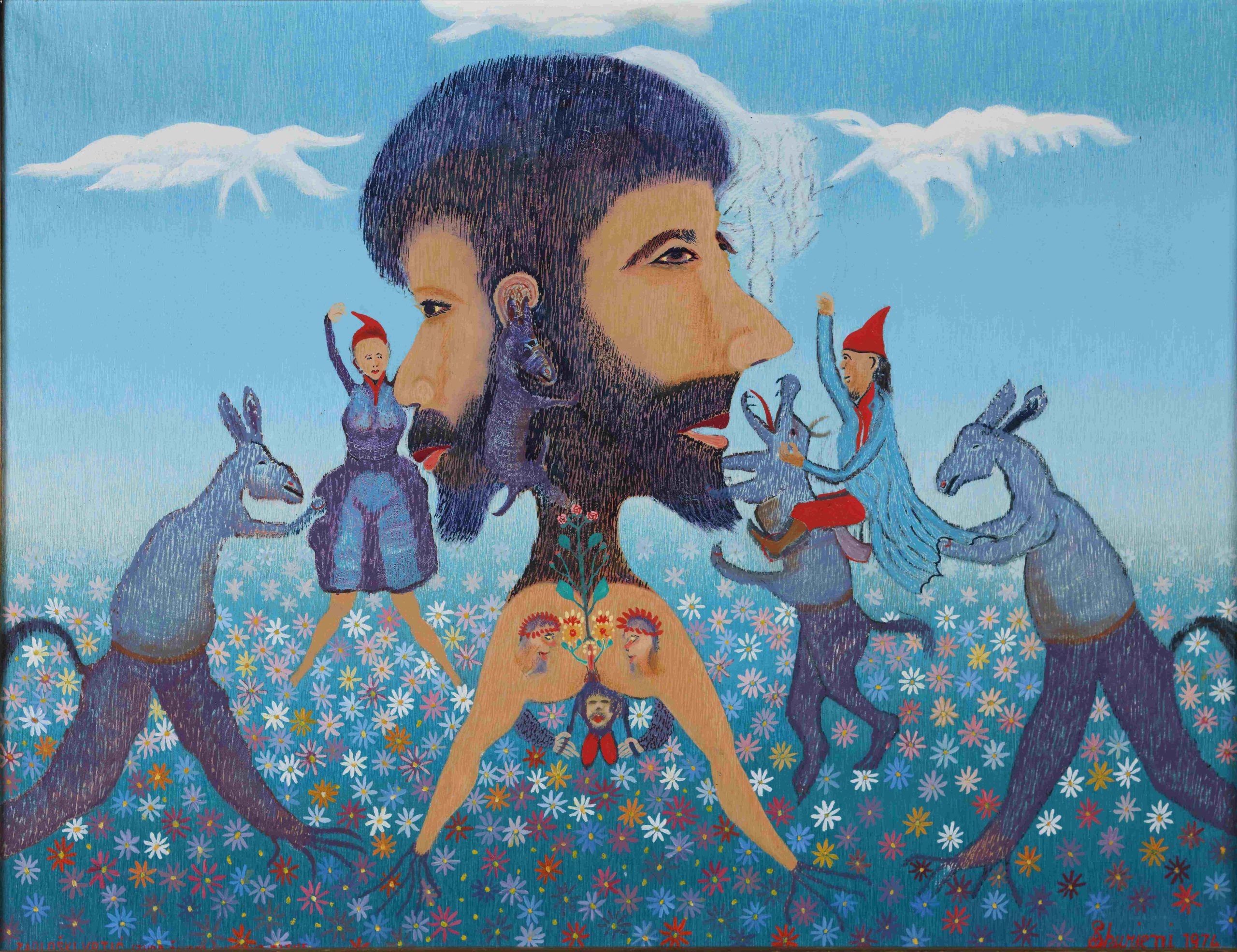 Zološki vrtić, 1974., ulje na platnu, 550 x 720 mm