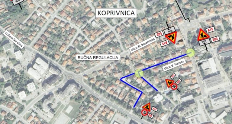 Uskoro kreće rekonstrukcija sustava odvodnje u ulici Vladimira Nazora i Krste Hegedušića u Koprivnici