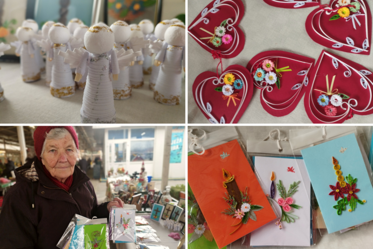 Od malo papira i uz puno mašte Božica izrađuje prava mala umjetnička djela