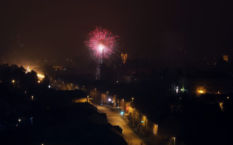 Novogodišnji vatromet u Koprivnici / GP ARHIVA