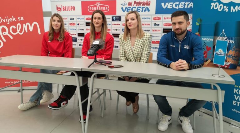 Trener Antonio Pranjić zajedno s Larissom Kalaus i Sarom Šenvald najavio derbi protiv Lokomotive