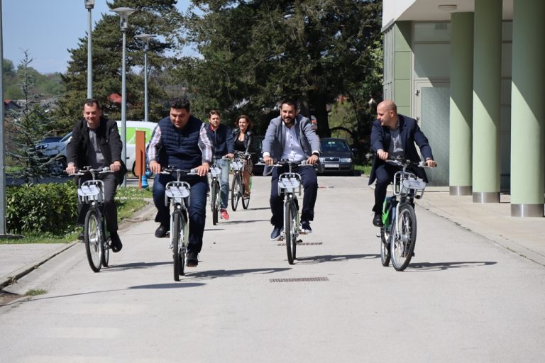 U Križevcima uvedena usluga javnih bicikala