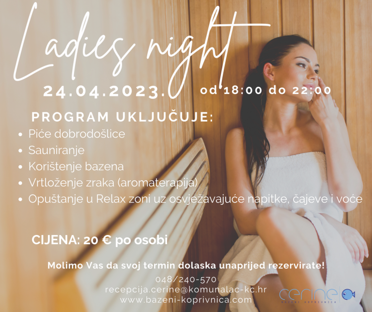 Ladies night na Bazenima Cerine