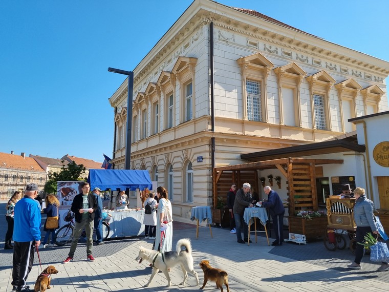 Minglanje ispred Smuteka zaključili smo kupovinom balkonskog cvijeća
