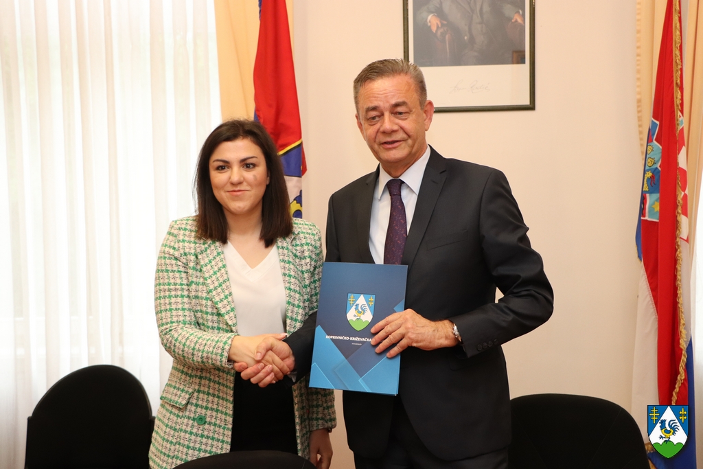 Župan Darko Koren i načelnica Lara Samošćanec/ KCKŽ