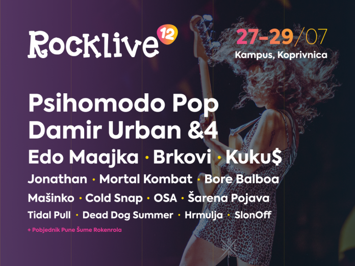 Imena ovogodišnjeg RockLive festivala/ ROCKLIVE