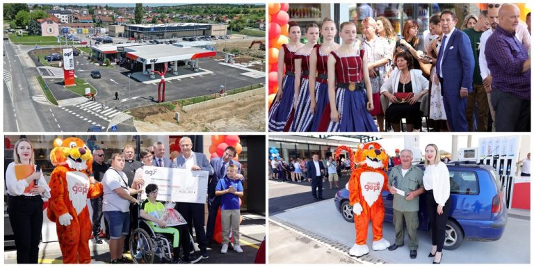 AGS Hrvatska u Križevcima otvorio  benzinski servis i nagradio kupce