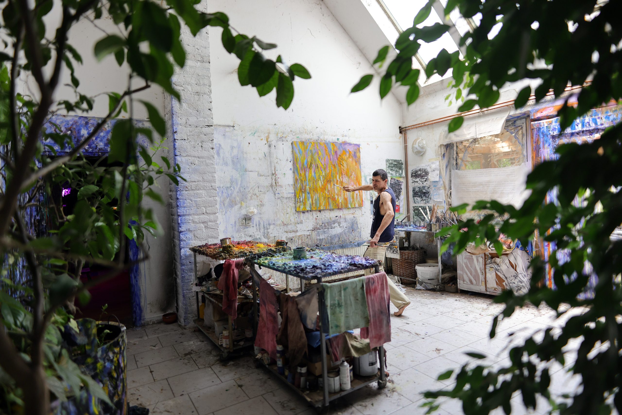 Umjetnikova je želja eksterijer uvući u svoj život i rad/ IVAN BRKIĆ