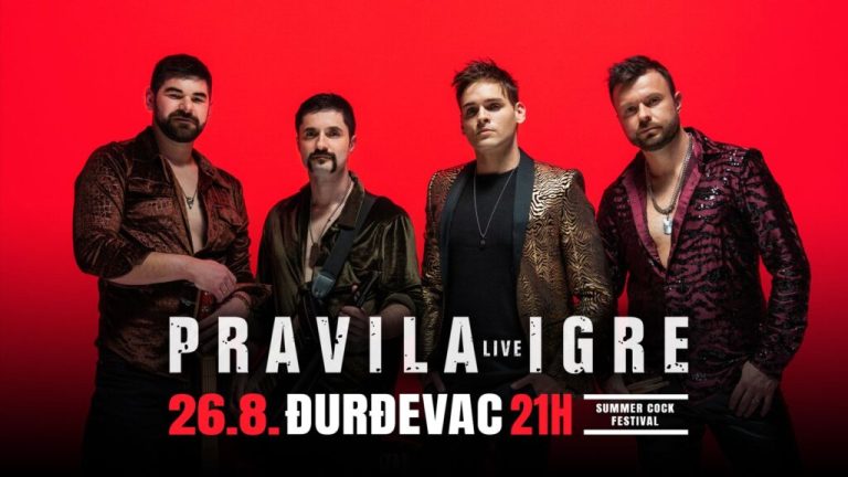 U subotu će u Đurđevcu koncert održati grupa Pravila igre, pjevat će najveće hitove