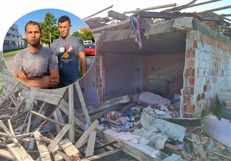 Pokrenuta kriminalistička istraga protiv osobe koja je porušila romsko naselje