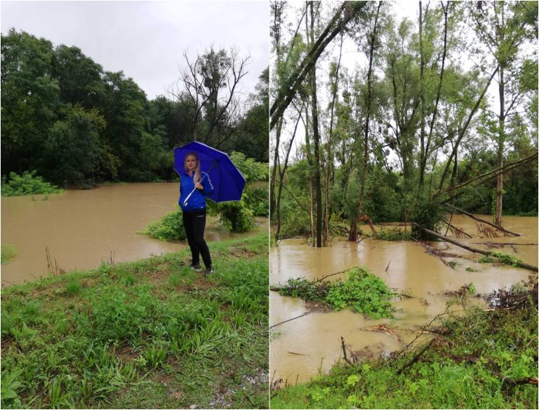 FOTO Drava je u Selnici Podravskoj stigla skoro do kuća, u Drnju se gradi nasip