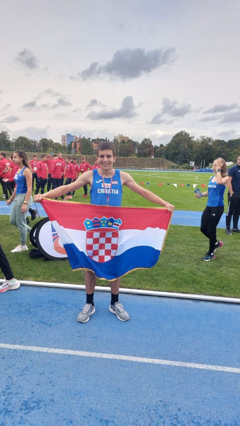 Atletičar Luka Kvaternik brončani na petoboju nacija u Slovačkoj