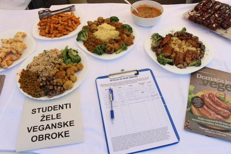 Prijatelji životinja traže veganske obroke u menzama