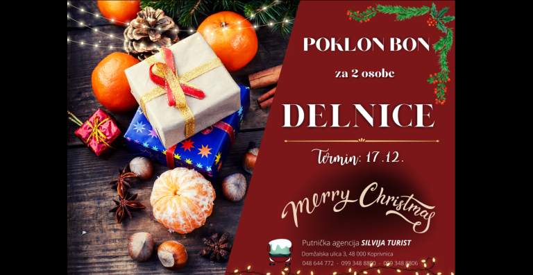 GLASOVO DARIVANJE (3): Darujemo odlazak na Delničku adventsku bajku za dvije osobe!