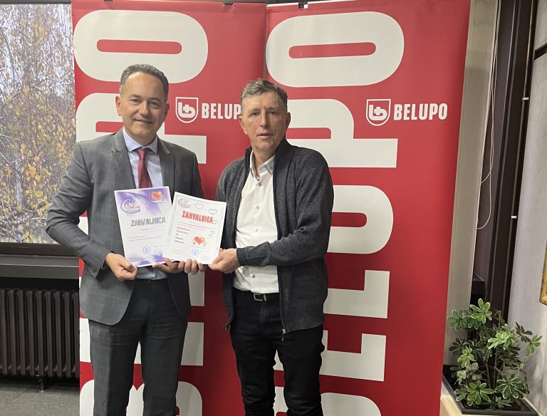 Belupo se uključio u projekt Dar za djecu Hrvatske