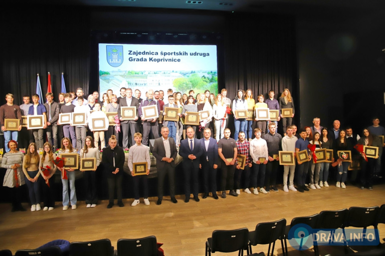Proglašeni najuspješniji sportaši, sportašice i sportske ekipa grada Koprivnice u 2023. godini