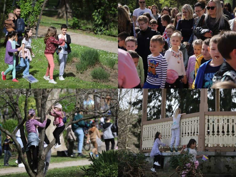 Tradicionalni lov na pisanice u koprivničkom parku oduševio mnogobrojne mališane