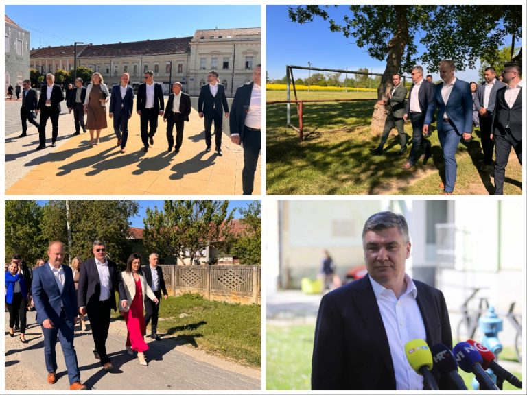 Predsjednik Milanović posjetio Koprivnicu, Đelekovec i Peteranec