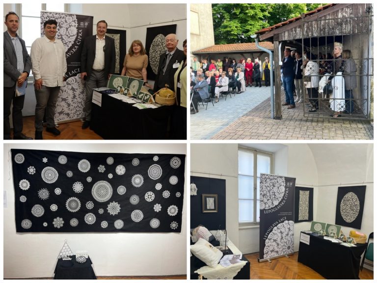 Međunarodna izložba čipke otvorena je u Likovnoj galeriji Gradskog muzeja Križevci