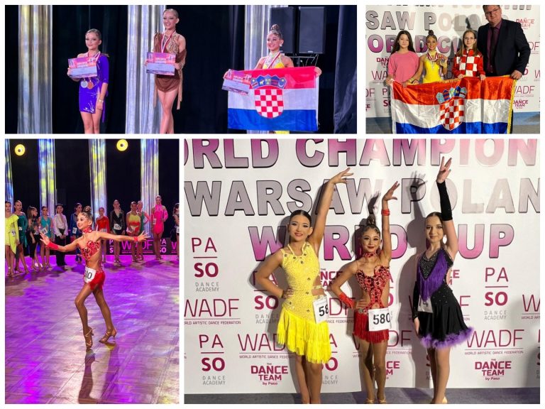 Plesačice PC Ritam Križevci okitile se mnogim medaljama na Svjetskom prvenstvu u Varšavi
