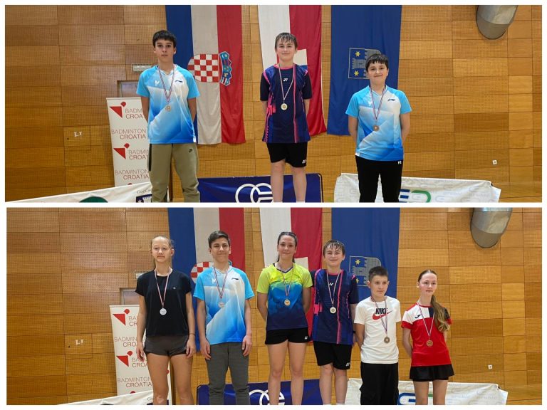 Hartmannov badmintonaš Lovro uzeo dvostruko zlato