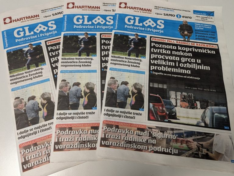 U prodaji je novi broj Glasa Podravine i Prigorja za samo 1 euro