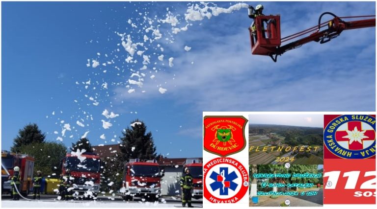 Vatrogasna zajednica Grada Đurđevca organizira FLETNO FEST za sve pripadnike žurnih službi