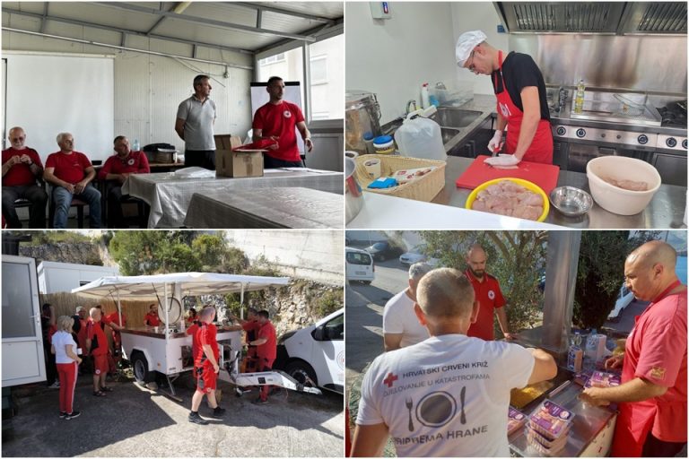 FOTO Članovi županijskog interventnog tima obučavali volontere za rad u terenskim kuhinjama