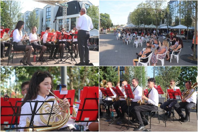 FOTO Tradicionalna revija puhačkih orkestara na đurđevačkom trgu