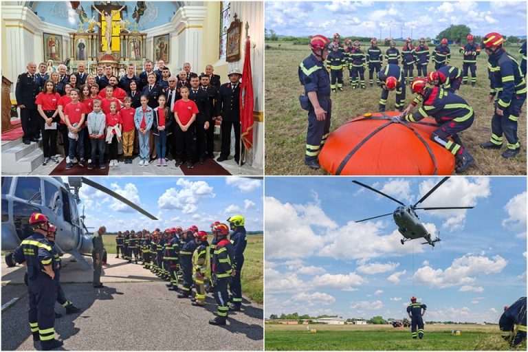 FOTO Vatrogasci DVD-a Rasinja uspješno završili obuku za rad s helikopterom