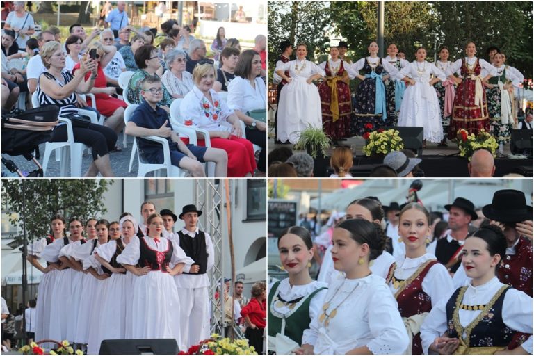 FOTO Revija tradicijske glazbe privukla mnoštvo na trg, posjetitelji uživaju i u finim domaćim proizvodima