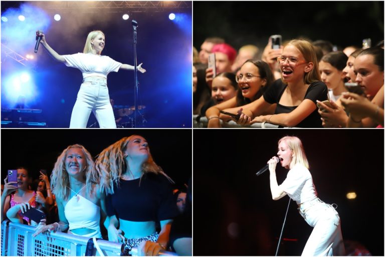 FOTO: LJETO NA ZRINSKOM Popularna Jelena Rozga rasplamsala atmosferu u središtu Koprivnice