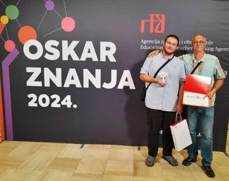 Đurđevački gimnazijalac David Kuzmić nagrađen Oskarom znanja