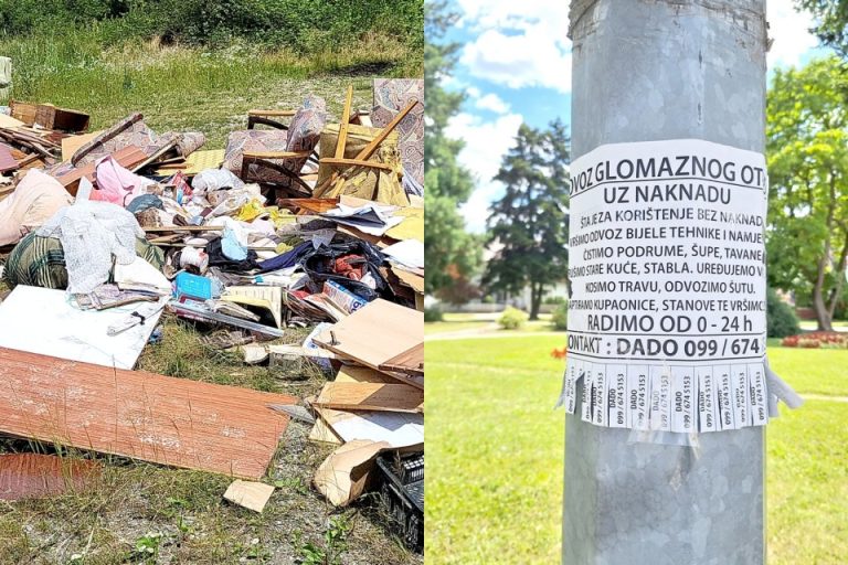 ISTRAŽILI SMO Pojedinci koji reklamiraju usluge odvoza glomaznog otpada odbacuju ga po divljim deponijima, a tvrde da ga zbrinjavaju na reciklažnom dvorištu