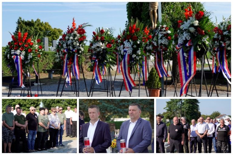 FOTO Polaganjem vijenaca u Đurđevcu odana počast poginulim braniteljima