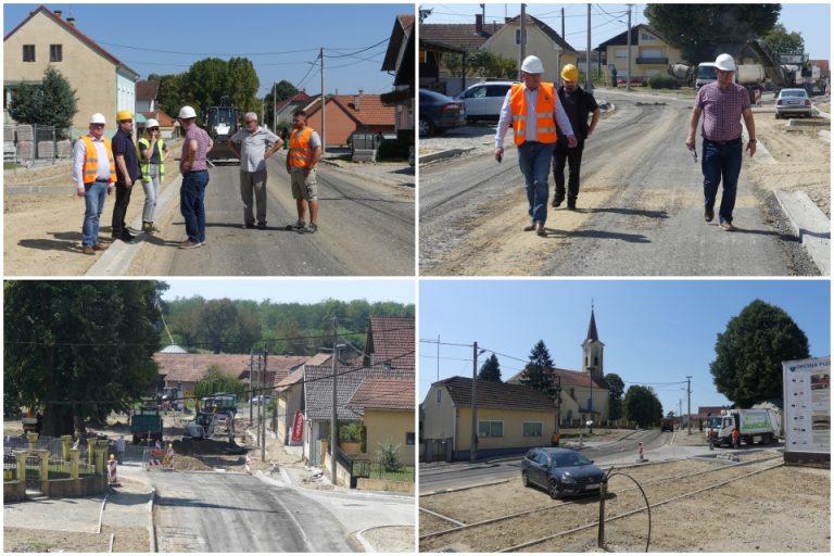 FOTO Rekonstrukcija prometnica u središtu naselja ušla u završnu fazu
