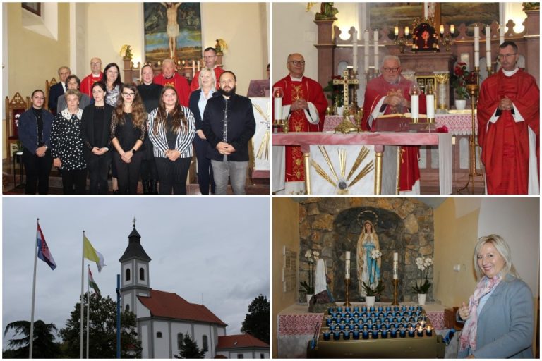FOTO Župnici iz naših općina održali misu u Keresturu, pjevanje izveo hlebinski Crkveni zbor