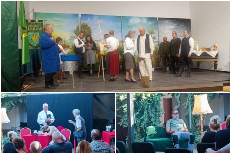 FOTO Glumci Književno-medijskoga kutka KUD-a Ivan vitez Trnski pohvalili se nastupima