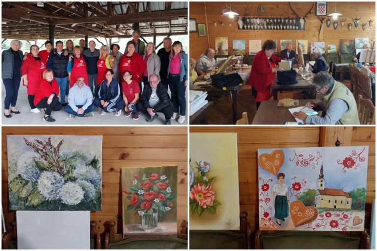 FOTO Društvo žena okupilo kreativce, po prvi puta stvarali u Lovačkom domu