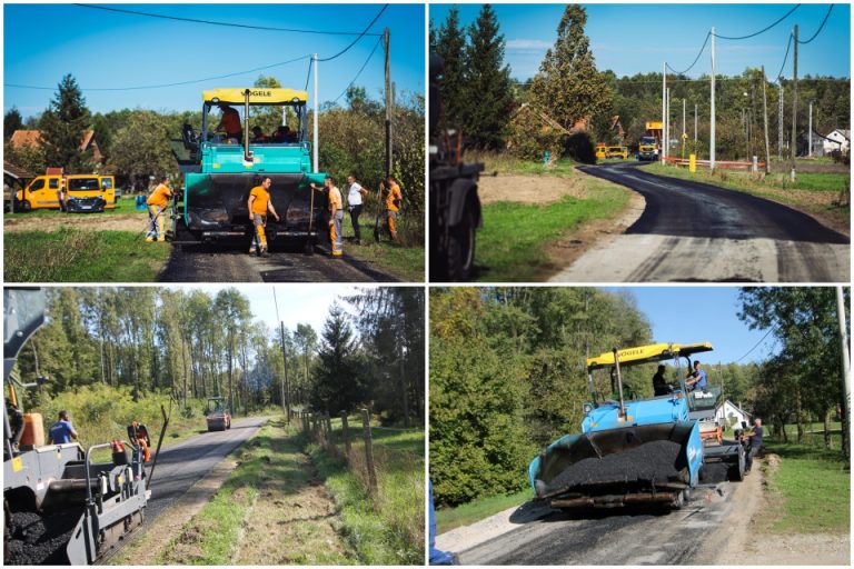 FOTO Prometnice dobile novi asfalt, novac poslalo i Ministarstvo prostornog uređenja