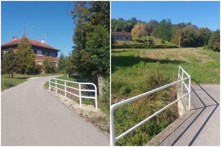 Stanovnici sami postavili metalnu ogradu na mostu