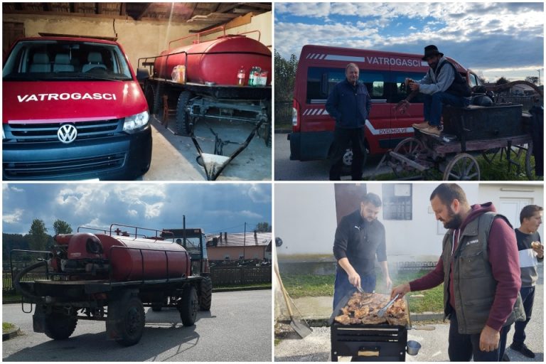 FOTO Vatrogasni pomladak pomogao seliti opremu i za nagradu dobio roštilj